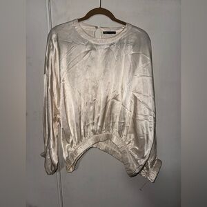 Zara Satin Blouse size M